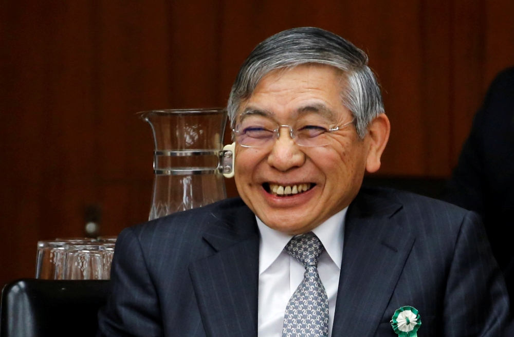 Bank of Japan (BOJ) Governor Haruhiko Kuroda attends a financial and monetary committee session at the Lower House of the parliament in Tokyo, Japan, February 16, 2018. Reuters/Toru Hanai