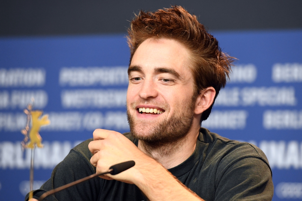 Robert Pattinson attends a news conference on the film 'Damsel' during the 68th Berlinale International Film Festival at the Berlinale Palast in Berlin, Germany on February 16, 2018. (Maurizio Gambarini - Anadolu Agency)