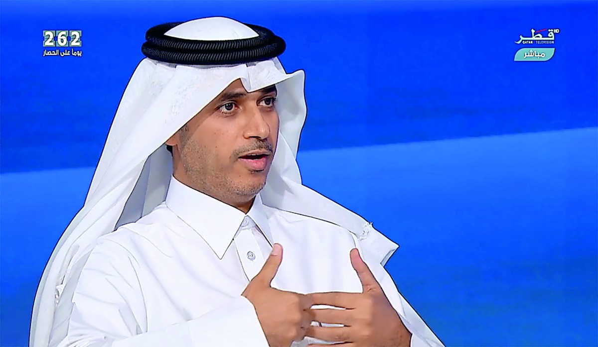 Dr. Khalid Mubarak Al-Shafi during ‘The Truth’ programme.