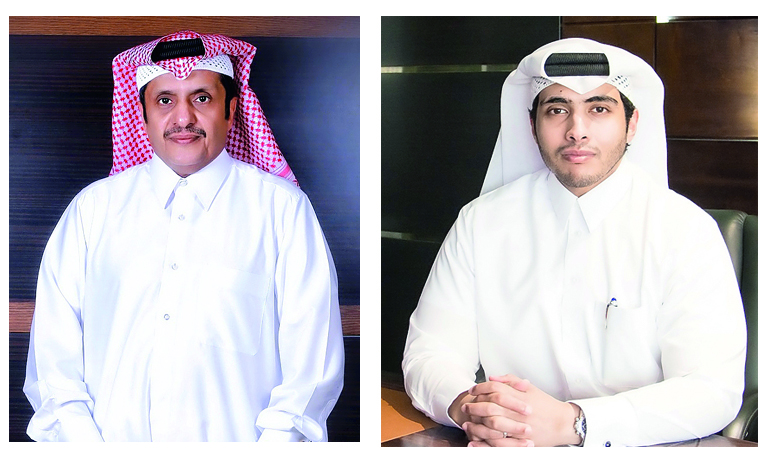 Milaha Chairman Sheikh Ali bin Jassim Al Thani (left) Milaha President & CEO Abdulrahman Essa Al Mannai.
