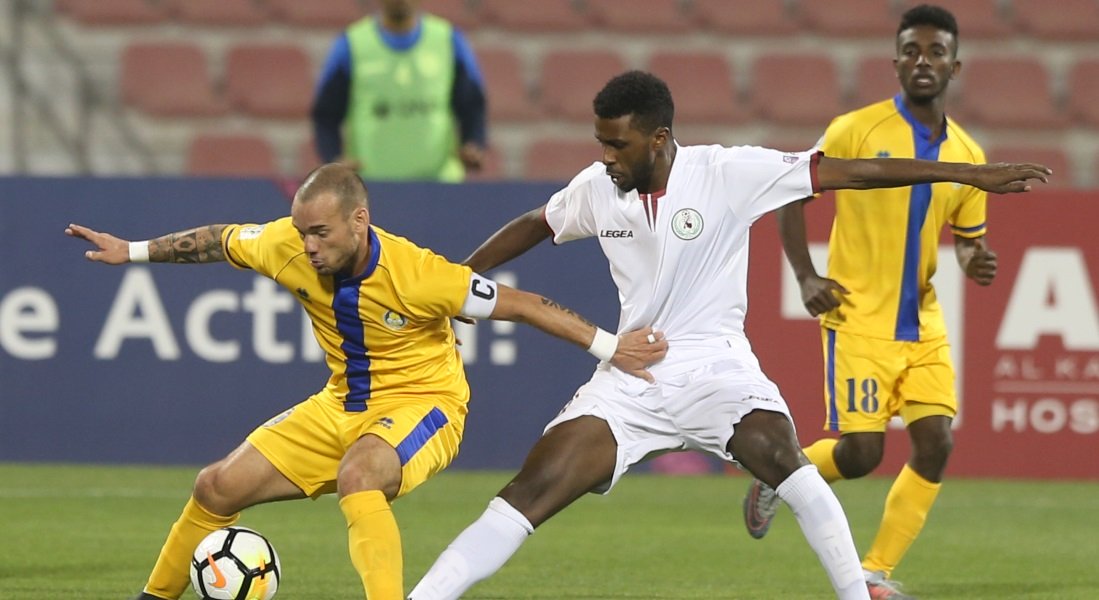 A file picture of the Al Gharafa vs Al Markhiya match.
