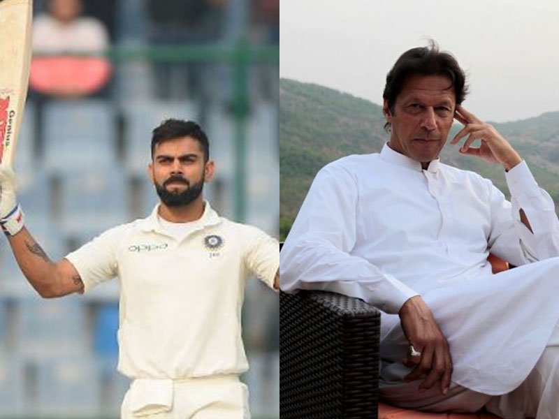 Virat Kohli and Imran Khan