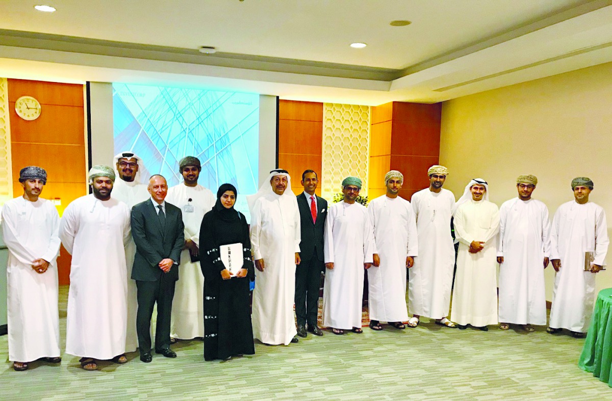 Investcorp officials during the announcement of The Opportunities Fund, in Oman.