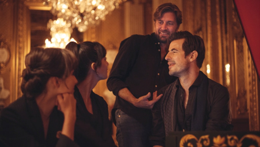 A still of the actor Claes Bang (R) from the movie The Square.