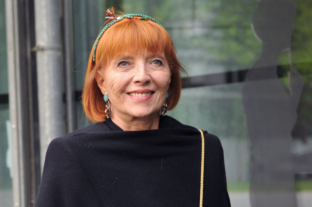 (FILES) In this file photo taken on May 5, 2009 French actress Stephane Audran poses before visiting the exhibition dedicated to Deschamps' relative director Jacques Tati at the Cinematheque Francaise in Paris. Actress Stephane Audran died on March 27, 20