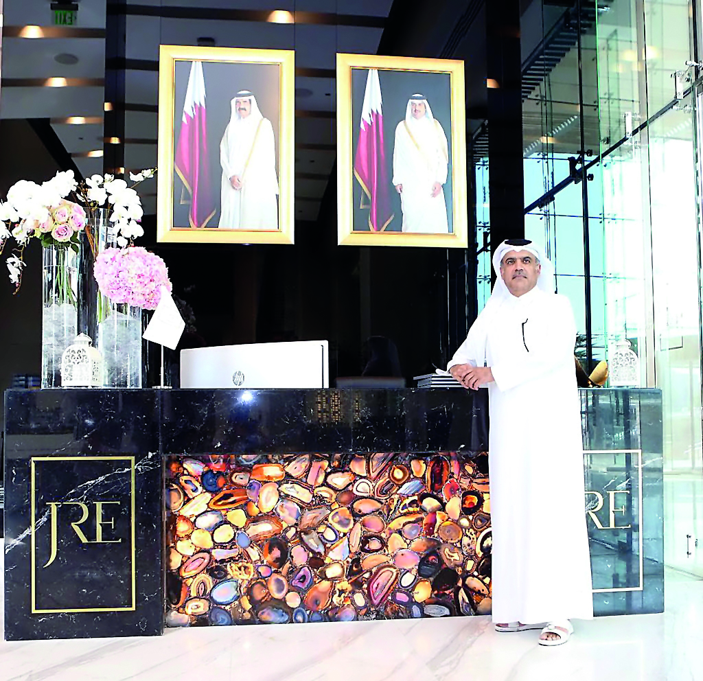 Nasser H. Al Ansari,  CEO, Just Real Estate (JRE) at his office/Picture on special arrangement.
