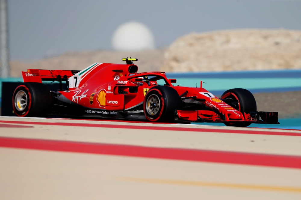 Ferrari’s Kimi Raikkonen in action during practice REUTERS/Hamad I Mohammed