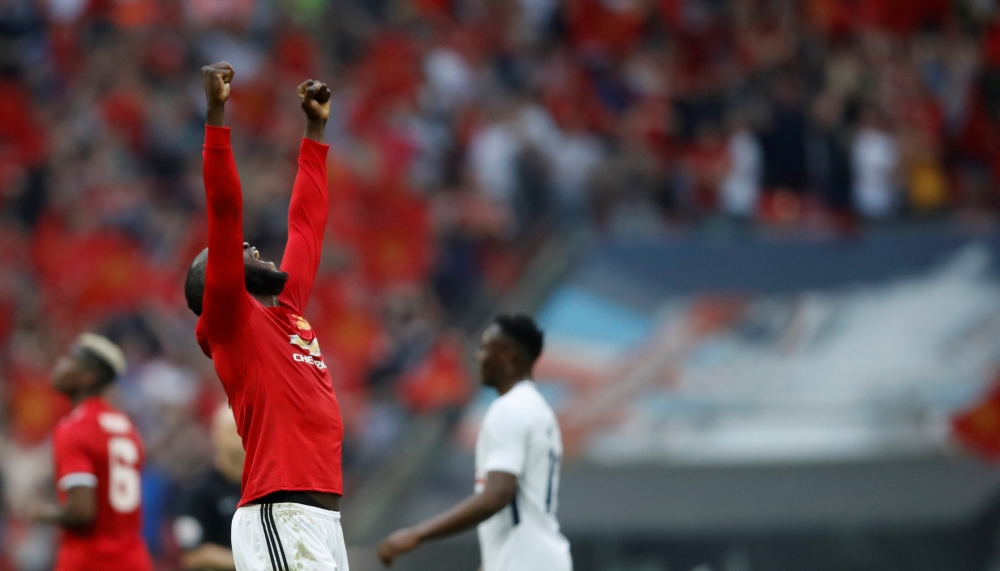 Manchester United's Romelu Lukaku. Reuters/Carl Recine
