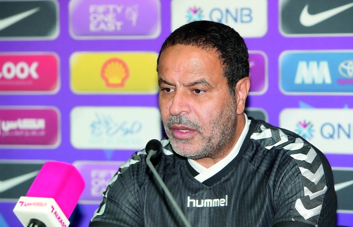 Qatar SC coach Abdullah Mubarak