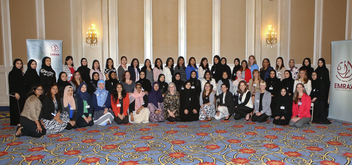 The experts and participants at the professional development workshop organised by ExxonMobil Qatar’s women’s network (EMRA’A)
