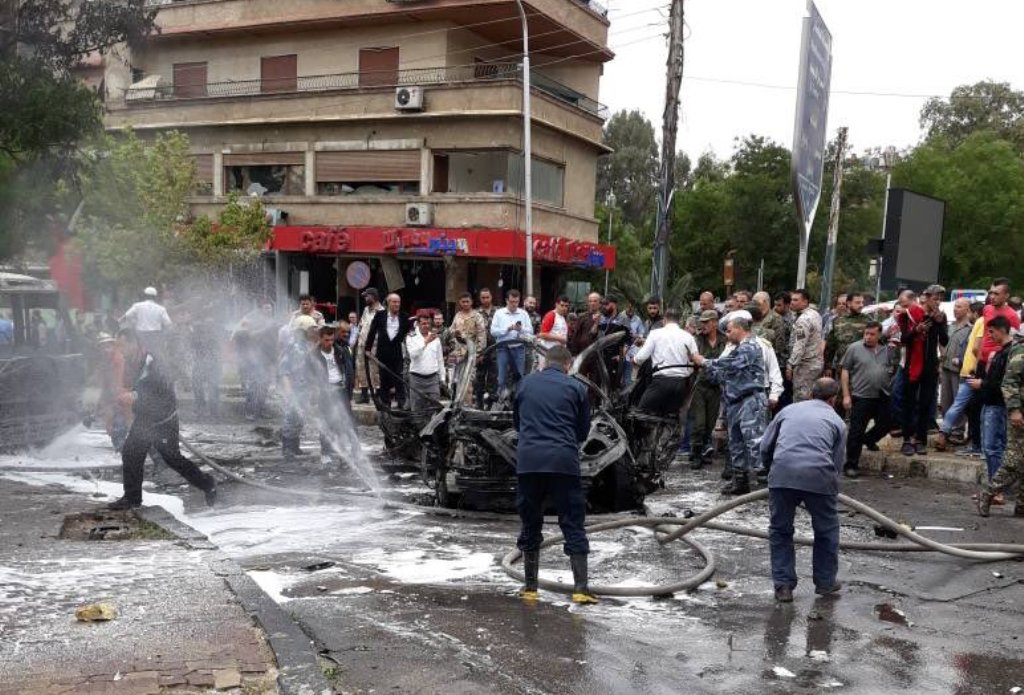 Explosion in Maysat Square