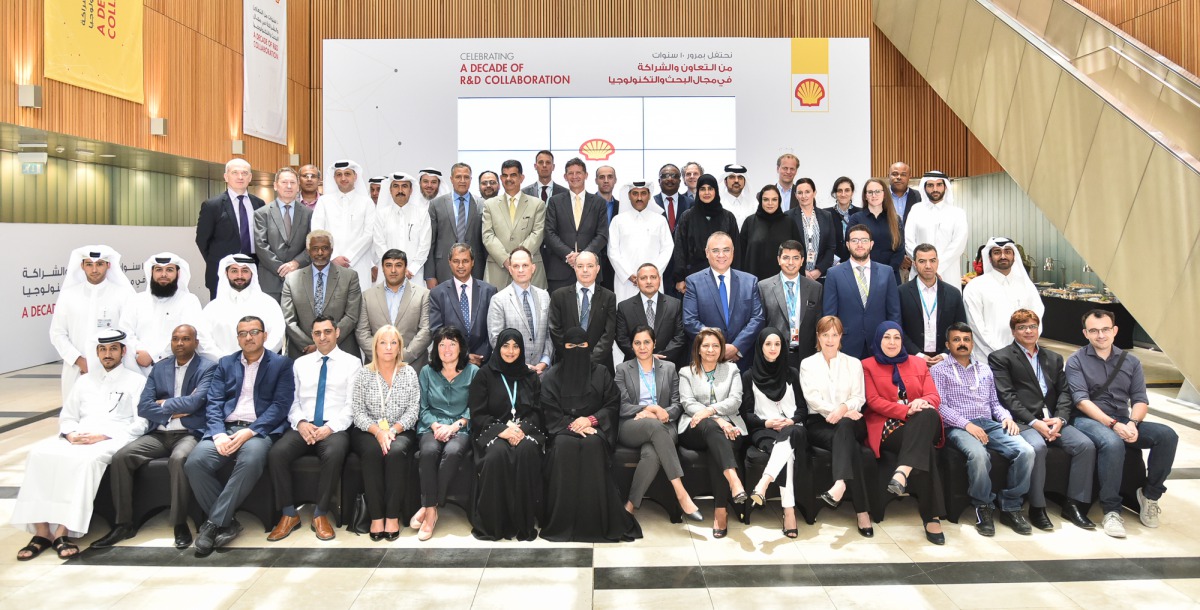 QSRTC officials and staff members during a celebration marking 10 years of collaboration on research and development.