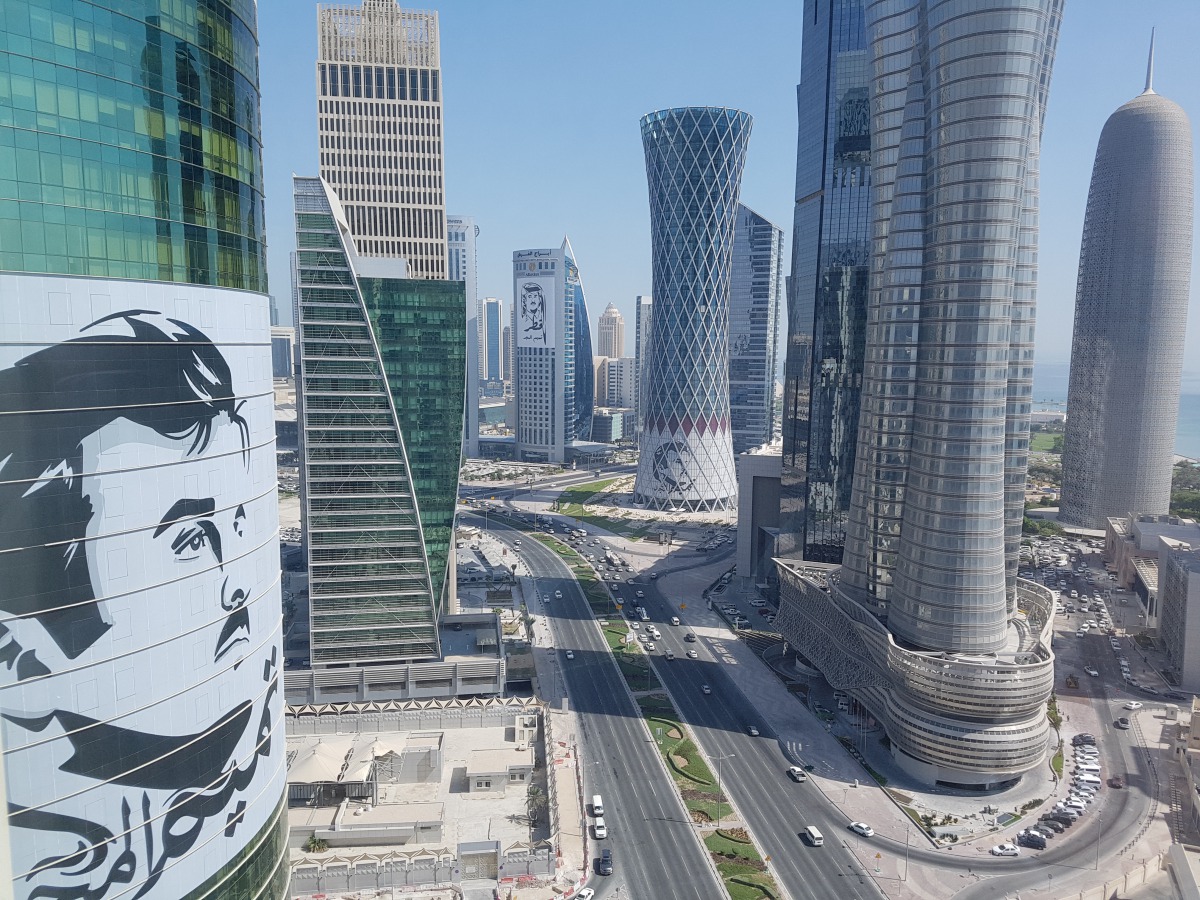 File picture of Qatar skyline used for representation 