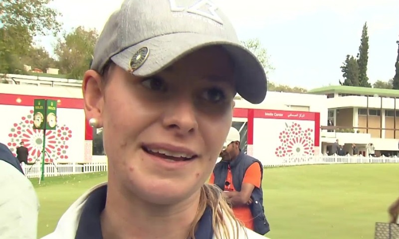 Jenny Haglund (Photo courtesy: YouTube/Ladies European Tour) 
