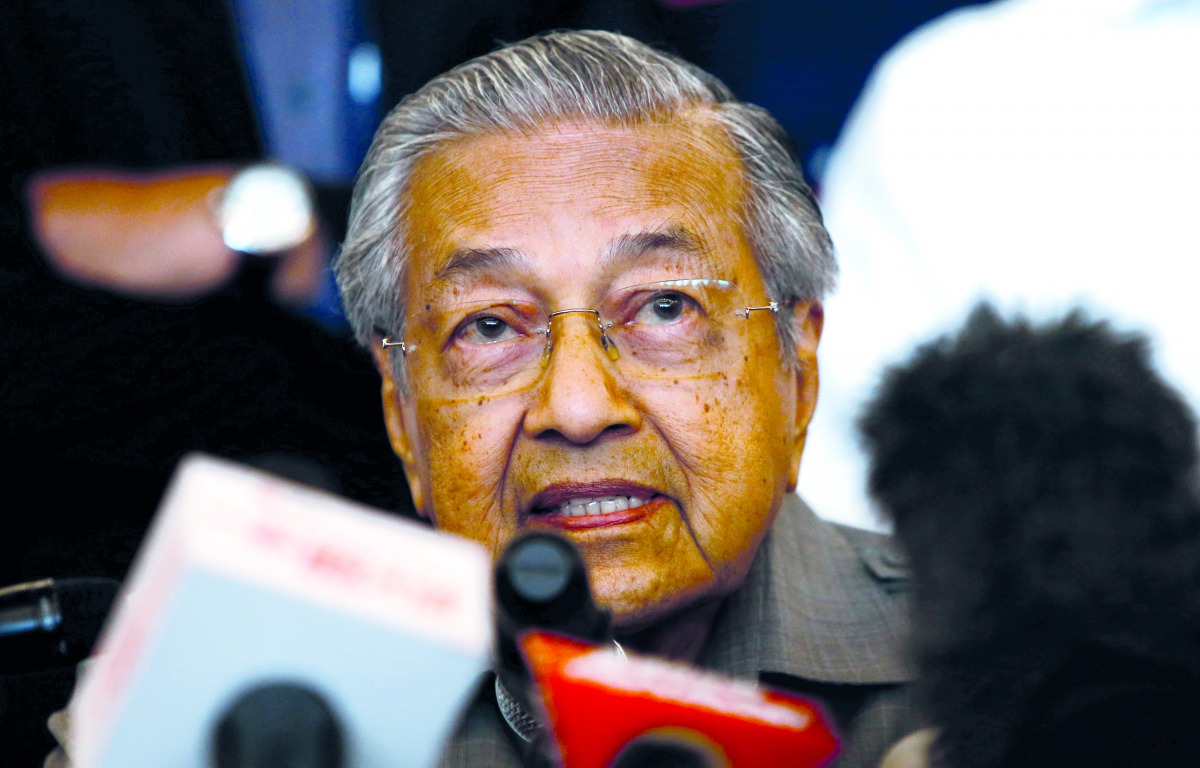 Mahathir Mohamad speaks during a news conference following the general election in Petaling Jaya, Malaysia, May 10, 2018. Reuters/Lai Seng Sin