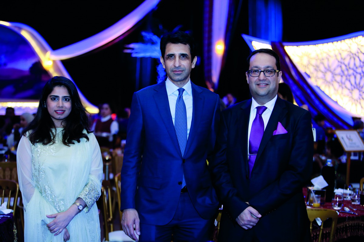 Shahzad Ahmad, Pakistani envoy to Qatar, with other officials during the Mango Suhoor organised by Pakistan Embassy at Ramadan Tent, Ritz Carlton Hotel. 