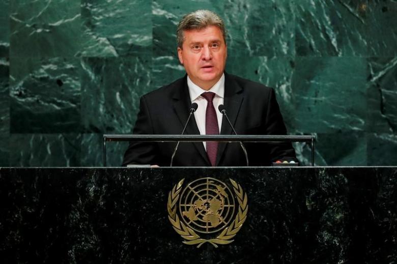 File photo of Macedonian President Gjorge Ivanov. Reuters  