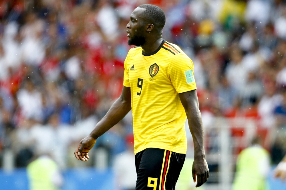 Romelu Lukaku of Belgium in action during the 2018 FIFA World Cup Russia group G match between Belgium and Tunisia at Spartak Stadium on June 23, 2018 in Moscow, Russia. Sefa Karacan - Anadolu
