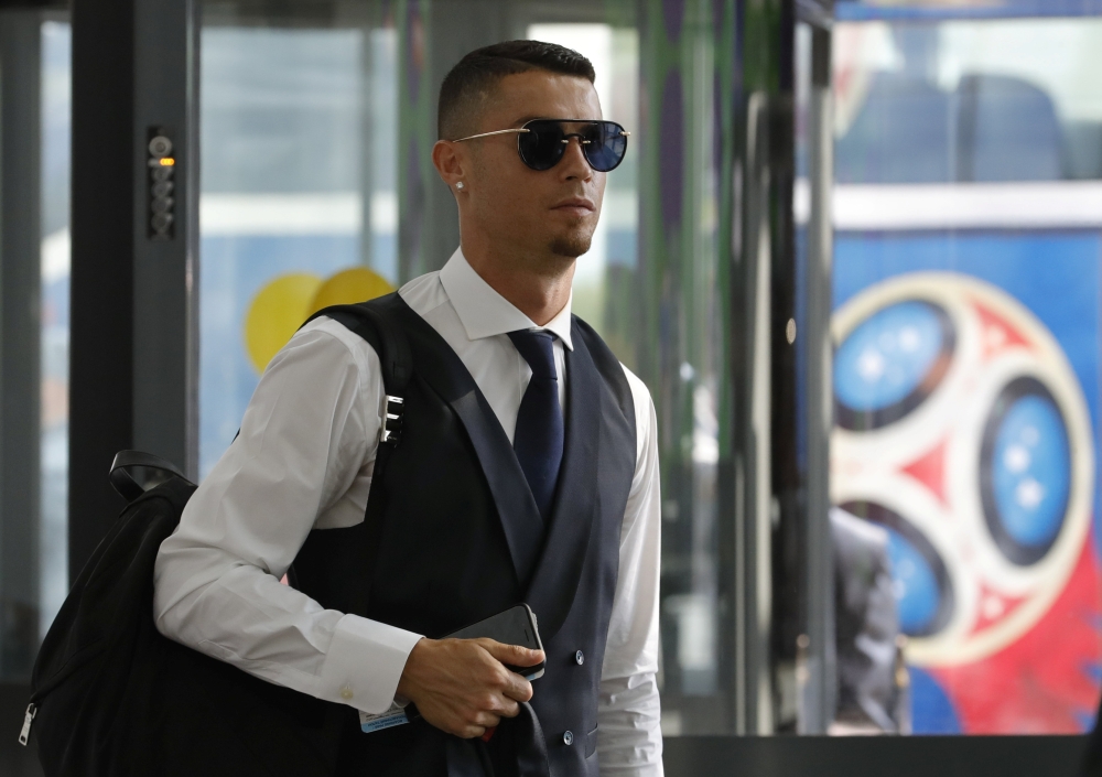 Portugal's Cristiano Ronaldo at Zhukovsky International Airport, Moscow, Russia - July 1, 2018. (REUTERS/Tatyana Makeyeva/File Photo)