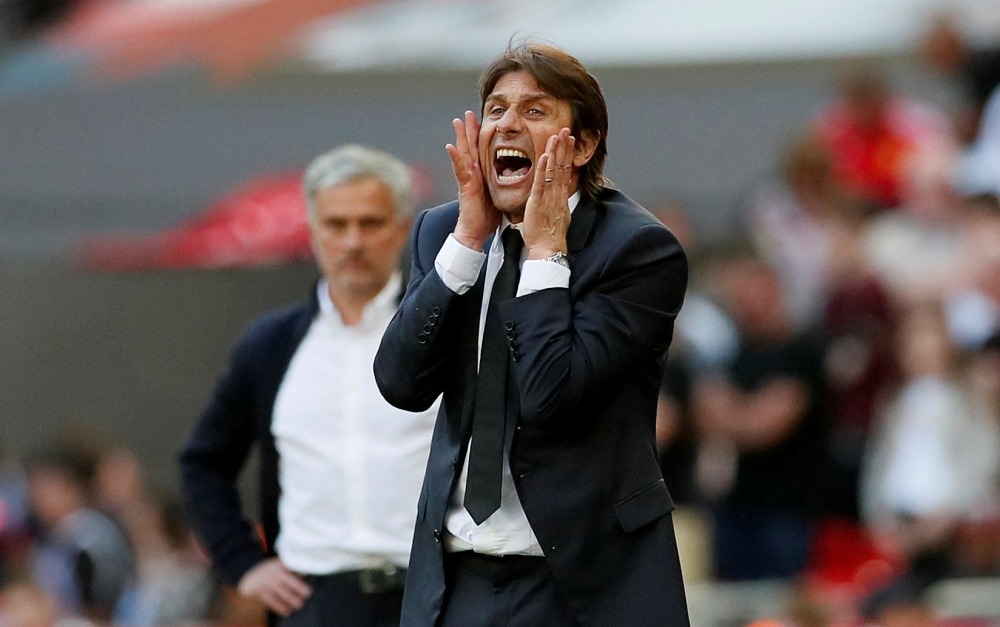 Chelsea manager Antonio Conte reacts during the match REUTERS/David Klein/File Photo
 