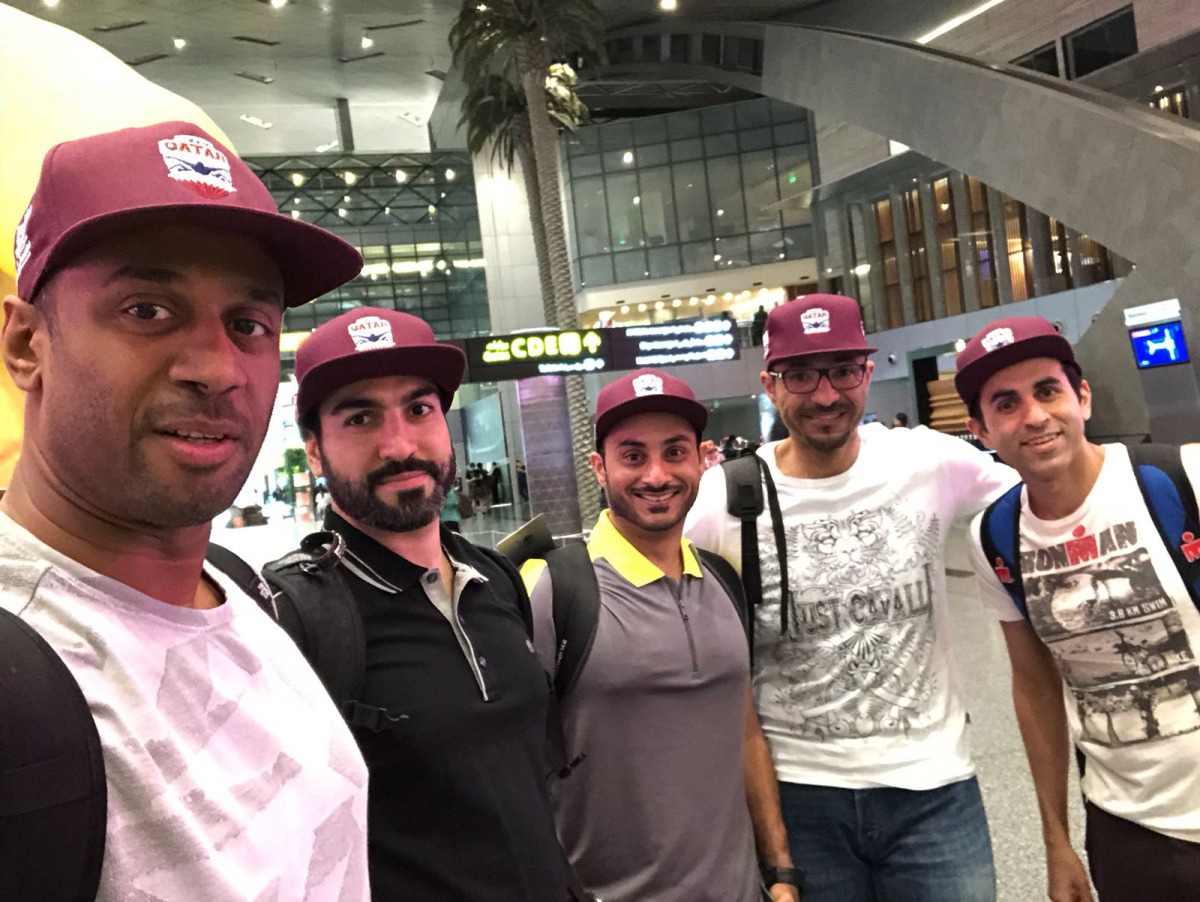 The team members are Dr. Faleh Mohamed Ali, Dr. Mohammed Al Kuwari, Dr. Jamal Rashid Al Khanji, Dr. Khalid Al Jalham, Prof. Nasser Al Mohannadi, Fahad Al Buenain and Talal Al Emadi. 