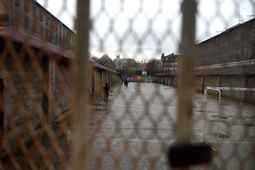 REPRESENTATIVE IMAGE: This file photo taken on January 11, 2018 shows inmates running in the courtyard at the Fresnes prison in Fresnes, France. AFP / Stephane De Sakutin