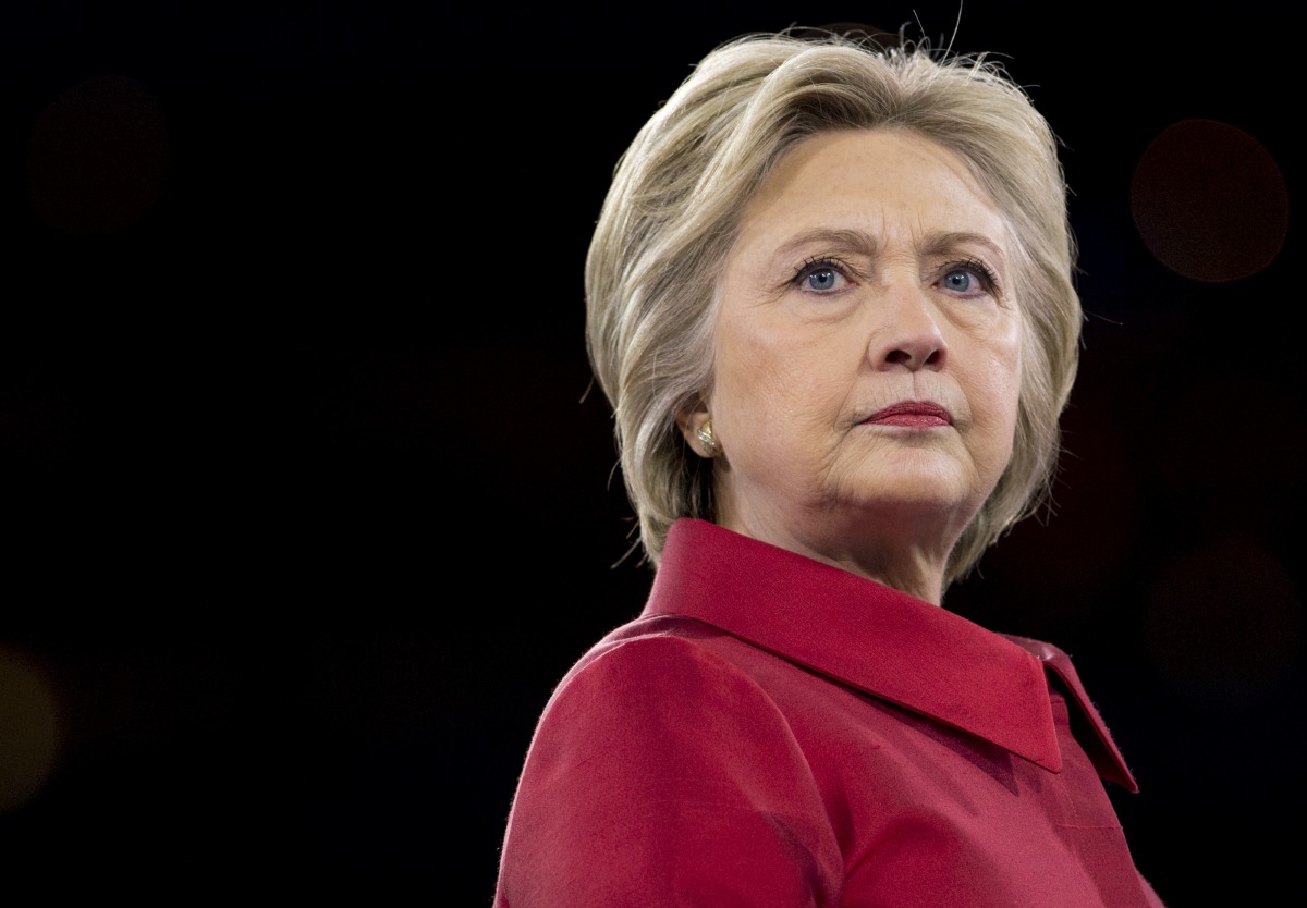 Hillary Clinton arrives to speak during the American Israel Public Affairs Committee AIPAC 2016 Policy Conference at the Verizon Center in Washington DC, March 21, 2016 (AFP / Saul Loeb) 
