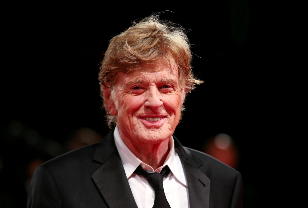 Actor Robert Redford poses during a red carpet to receive a Golden Lion award for lifetime achievement at the 74th Venice Film Festival in Venice, Italy, September 1, 2017. Reuters/Alessandro Bianchi