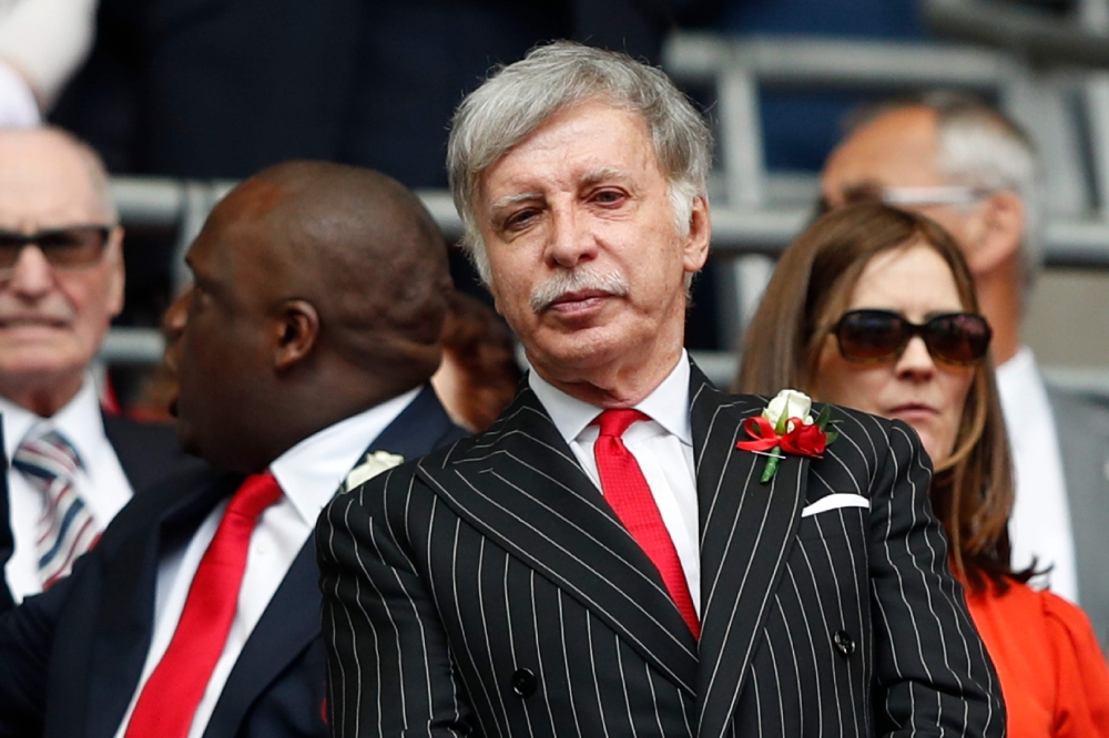 Arsenal's US owner Stan Kroenke (AFP / Adrian DENNIS)