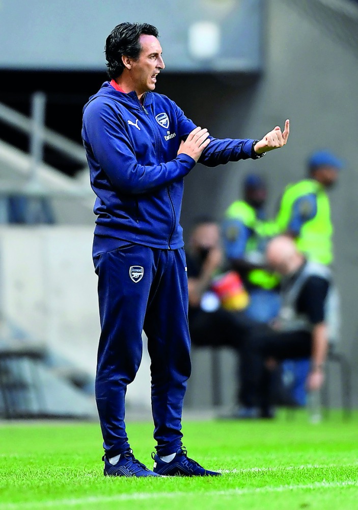 Arsenal manager Unai Emery. Reuters/Fabian Bimmer