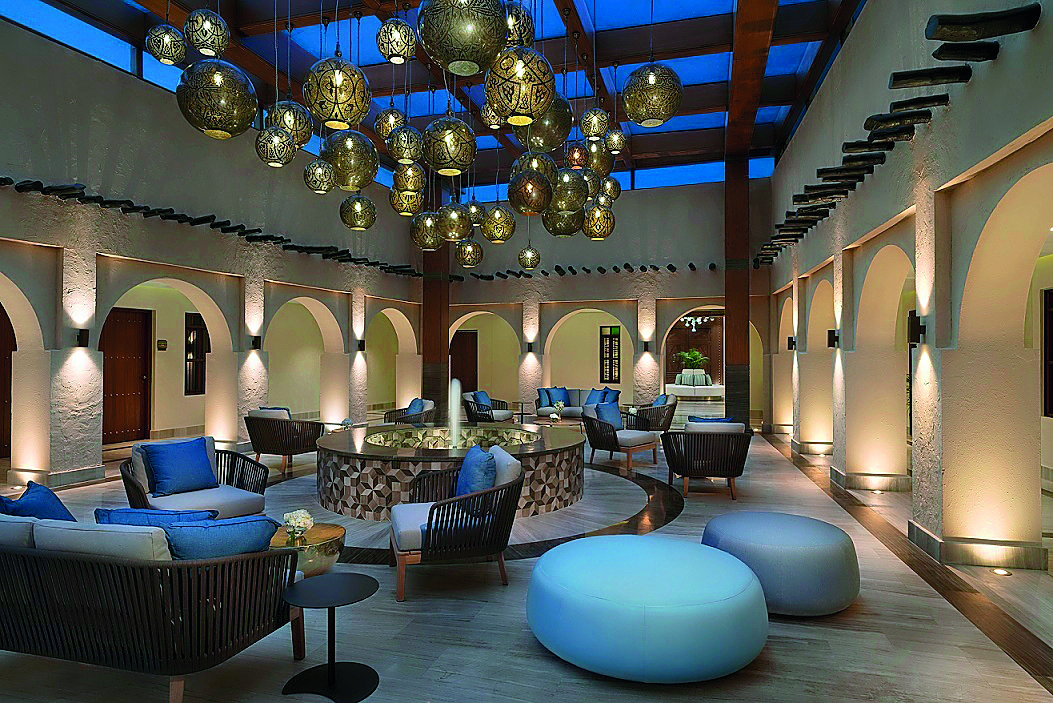 A view at the lobby of the hotel.