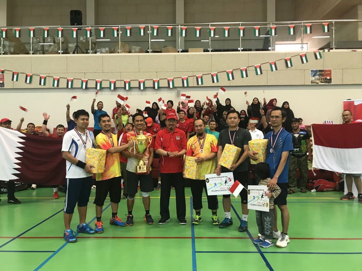 The participants at the tournament.
