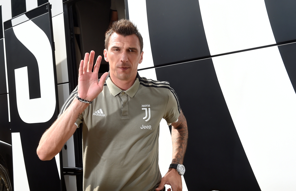 Juventus' Mario Mandzukic before a match. (REUTERS/Massimo Pinca)