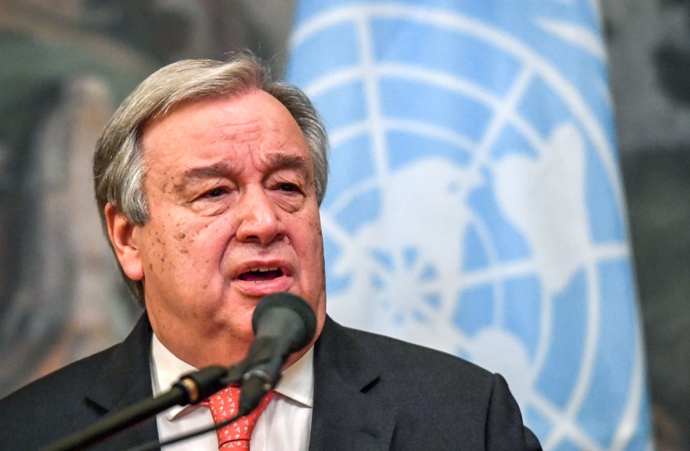 UN Secretary General Antonio Guterres (AFP / Yuri KADOBNOV / File photo)
