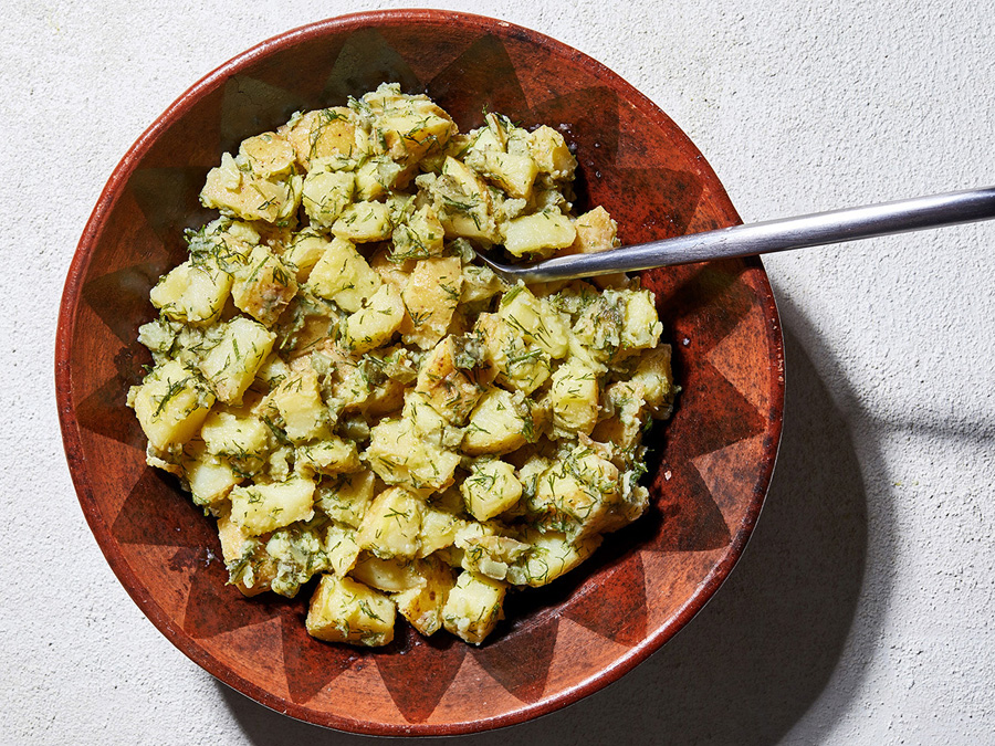 
Mustard and Dill Potato Salad. (Photo by Stacy Zarin Goldberg and food styling by Amanda Soto)