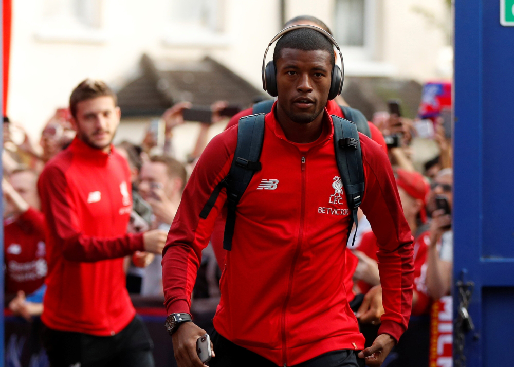 Liverpool's Georginio Wijnaldum. Reuters/John Sibley