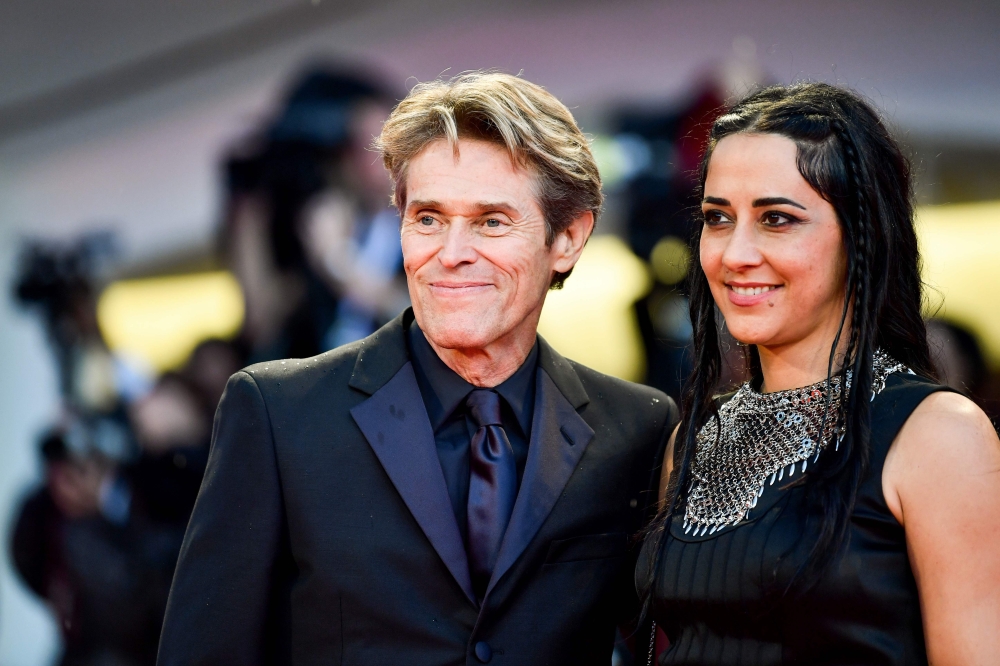 Actor Willem Dafoe and his wife, director Giada Colagrande arrive for the premiere of the film 