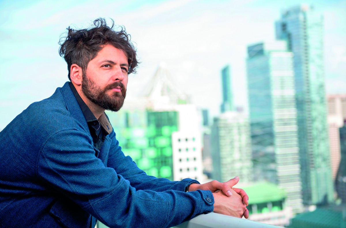 Russian director Maxim Pozdorovkin poses during the Toronto International Film Festival, on September 7, 2018, in Toronto, Ontario, Canada. AFP / Valerie Macon 