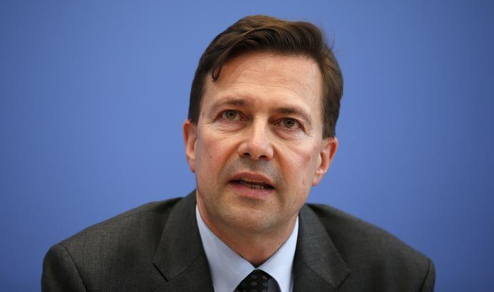 Merkel spokesman Steffen Seibert. Reuters