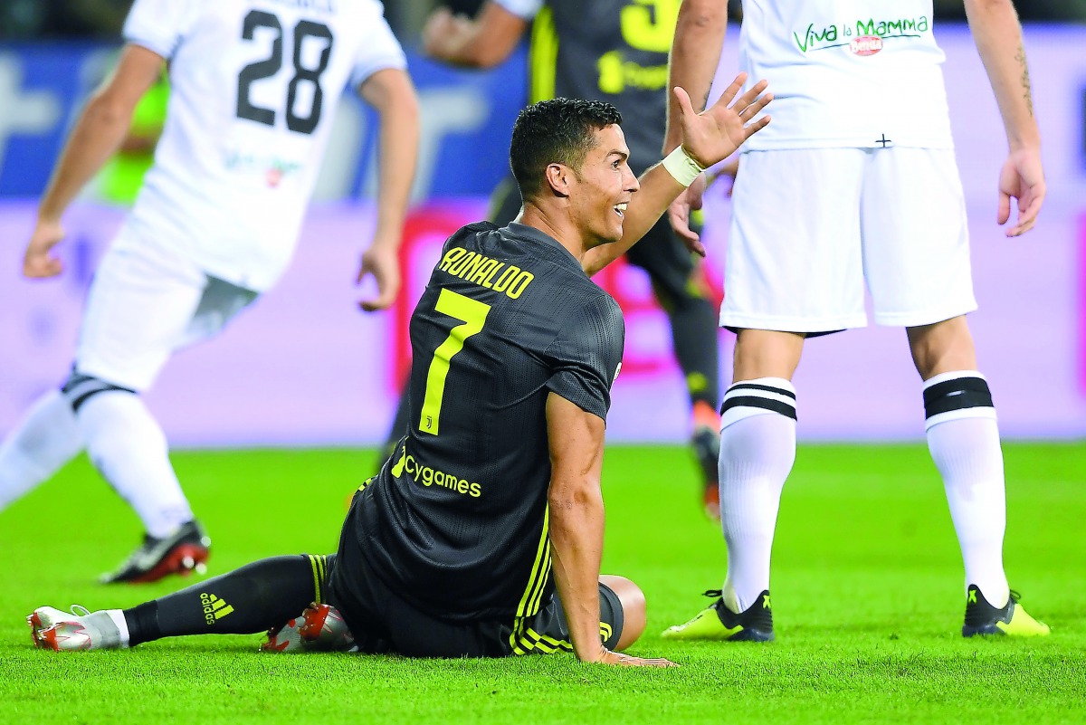 File photo of Juventus' Cristiano Ronaldo. Reuters/Alberto Lingria/