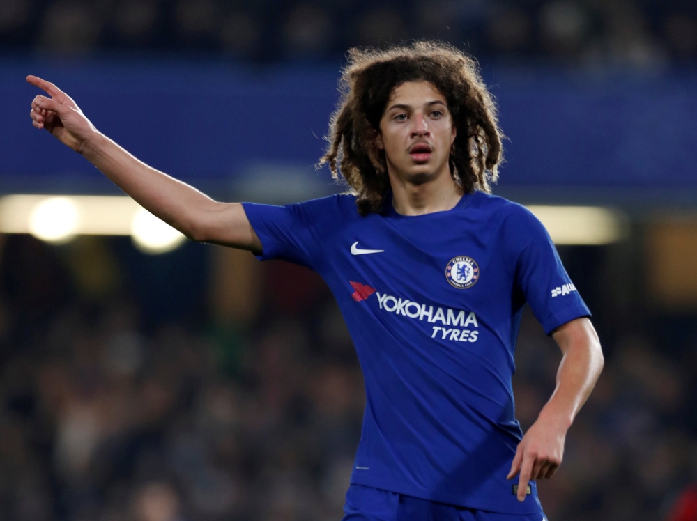 FILE PHOTO: Chelsea’s Ethan Ampadu at Stamford Bridge, London, Britain - December 20, 2017. Action Images via Reuters/Paul Childs
