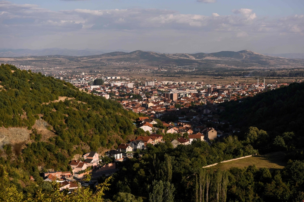 General view of southern Serbian town of Presevo on September 12, 2018.  AFP / Armend NIMANI
