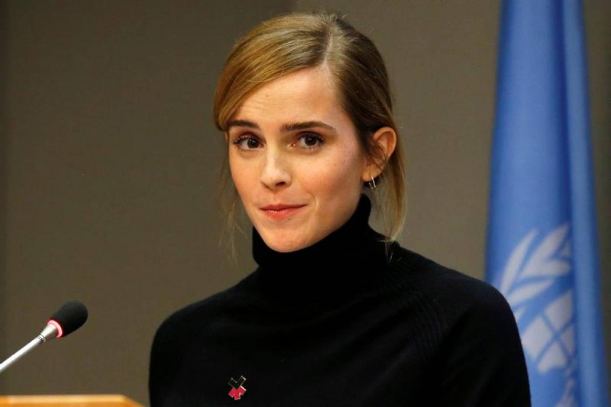 ARCHIVE PHOTO: U.N. Women’s Goodwill Ambassador Emma Watson speaks at the launch of the HeForShe IMPACT at United Nations headquarters in New York. September 20, 2016. REUTERS/Brendan McDermid 
