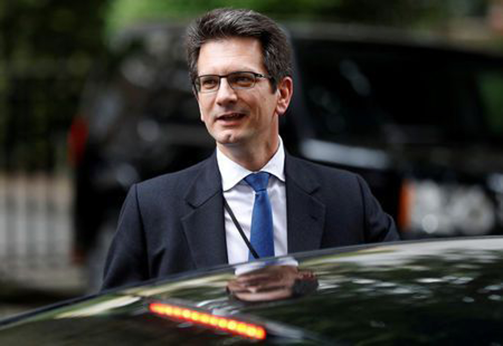 File photo of Steve Baker, a Minister at the Department for Exiting the European Union, leaves Downing Street, in central London, Britain June 14, 2017. REUTERS/Peter Nicholls/File Photo