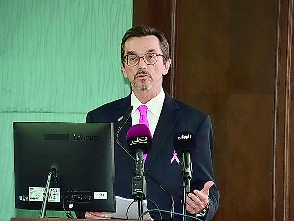 Charge d’Affaires of the US Embassy to Qatar, William Grant.