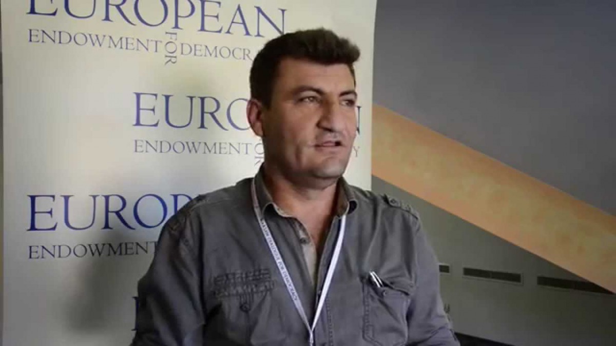 Raed Fares (Photo courtesy: YouTube/European Endowment for Democracy) 