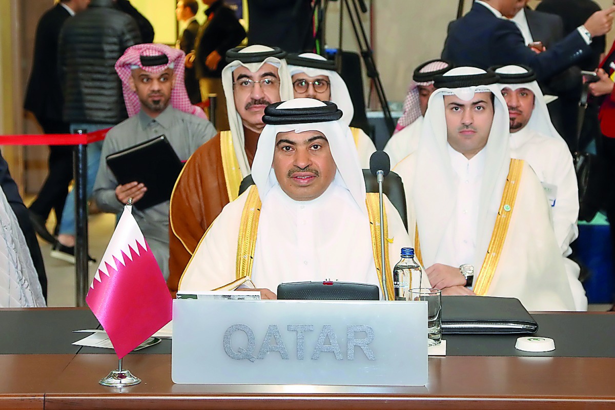 The Minister of Commerce and Industry, H E Ali bin Ahmed Al Kuwari, at the 34th ministerial meeting of the Standing Committee for Economic and Commercial Cooperation of the Organization of Islamic Cooperation (COMCEC), which kicked off yesterday in Istanb