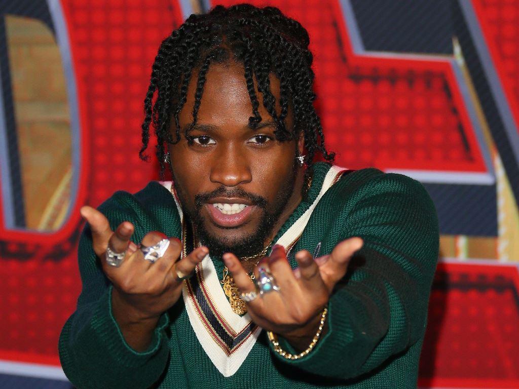 (FILES) In this file photo taken on December 01, 2018 US actor Shameik Moore attends the premiere of Columbia Pictures and Sony Pictures Animation's 