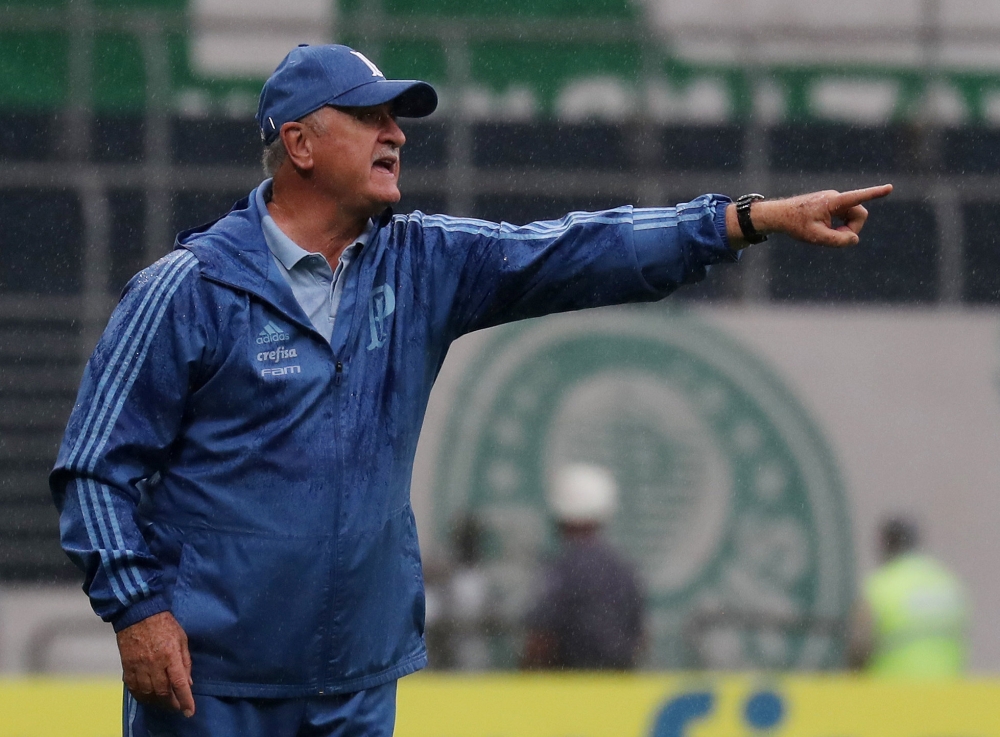 Palmeiras coach Luiz Felipe Scolari REUTERS/Paulo Whitaker