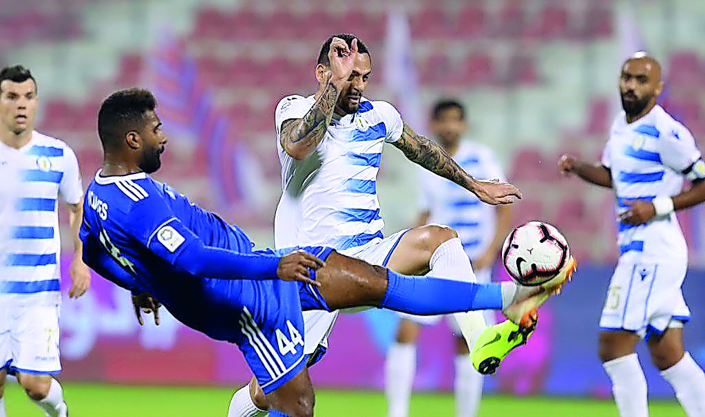 A file picture of last week’s action from the QNB Stars League.